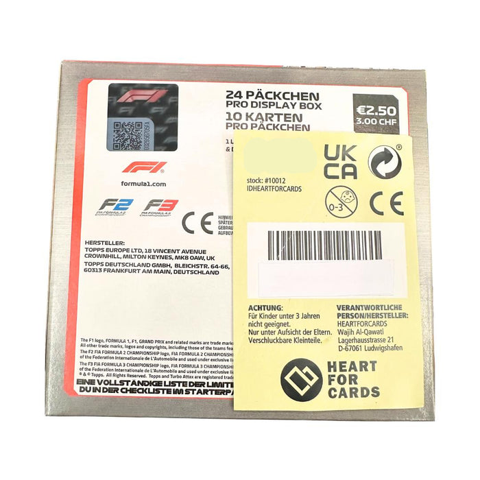 2 x Topps Turbo Attax 2025 booster packs mit 20 F1® Sammelkarten