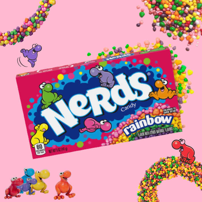 Nerds Rainbow Candy 142 g – Bunte, saure Mini-Bonbons
