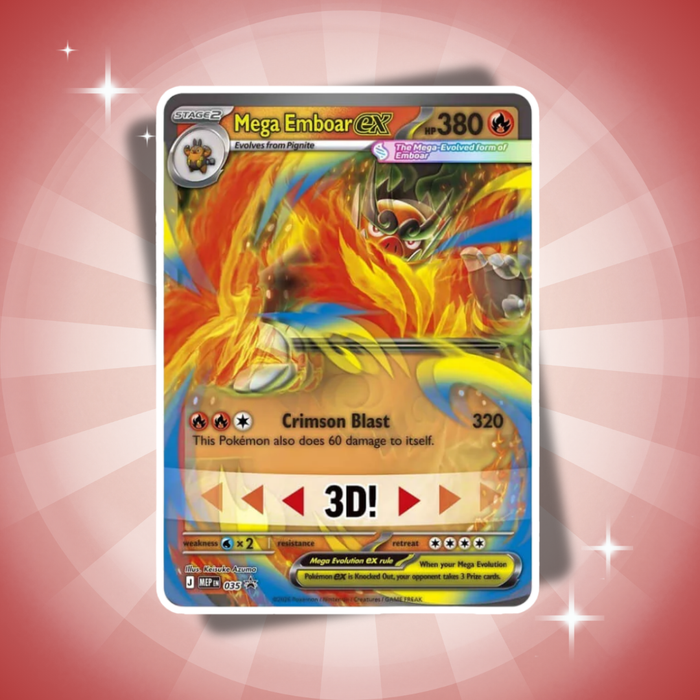 Pokémon Mega Evolution Ascended Heroes ex Box Englisch – 4 Booster + Promo-Karten, Zufällige Variante