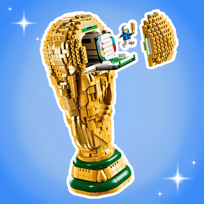 LEGO 43020 Editions Sports Offizieller Pokal der FIFA Fußball-Weltmeisterschaft – Konstruktionsspielzeug für Sammler & Fans