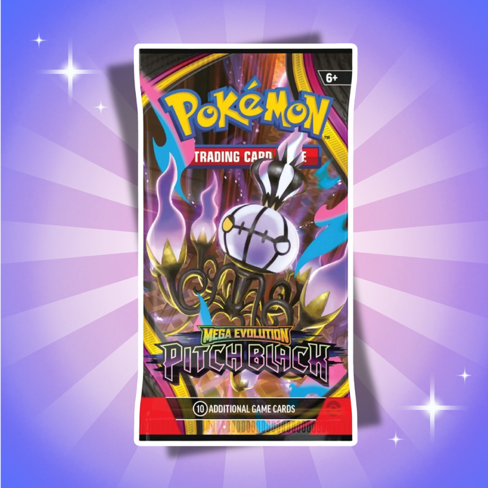 1x Pokémon Pitch Black Booster Englisch – 1 Booster Pack mit 10 Karten