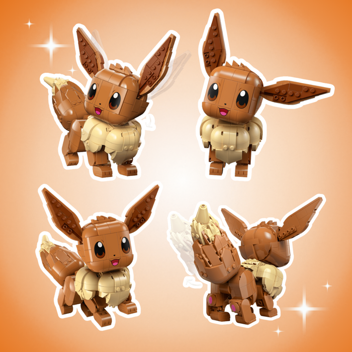 LEGO Pokémon Eevee #72151 Bau- und Ausstellungsset für Erwachsene – 587 Teile, bewegliche Sammelfigur, Room Decor Modell