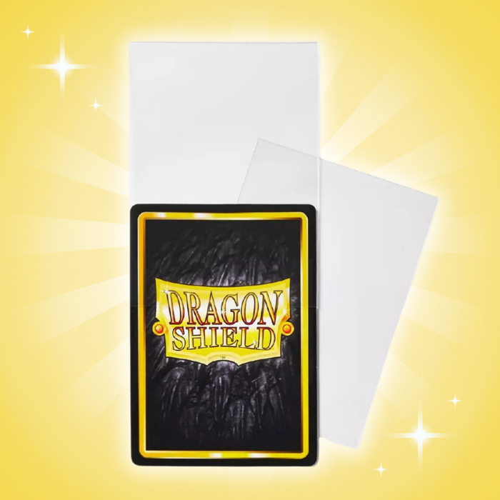 Dragon Shield Kartenhüllen – Transparent, Versiegelbar, Perfect Fit, Standardgröße, 100 Stück pro Packung
