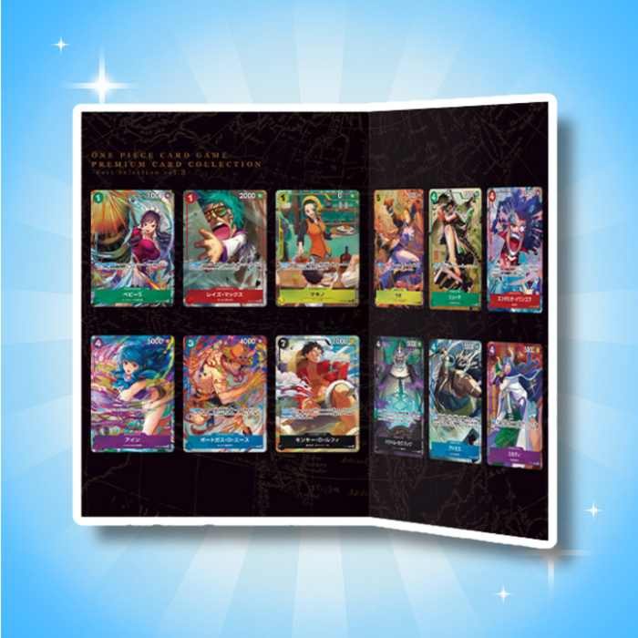 One Piece Card Game Premium Collection Best Selection Vol. 3 Englisch – 12 Promo-Karten