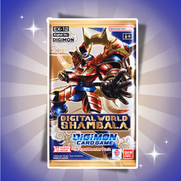 Digimon Card Game EX-12 Digital World Shambala Booster Display Englisch – 24 Booster Packs