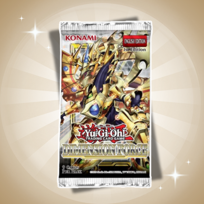 Yu-Gi-Oh! Dimension Force Display Englisch 1. Auflage – 24 Booster à 9 Karten