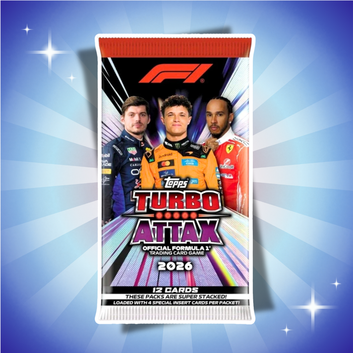 2× Topps Formula 1 Turbo Attax 2026 Booster Deutsch – 24 Trading Cards