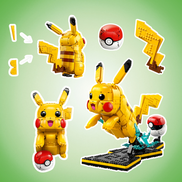 LEGO Pokémon Pikachu & Pokéball #72152 Bau- und Ausstellungsset für Erwachsene – 2050 Teile, Display Modell, Gaming Deko