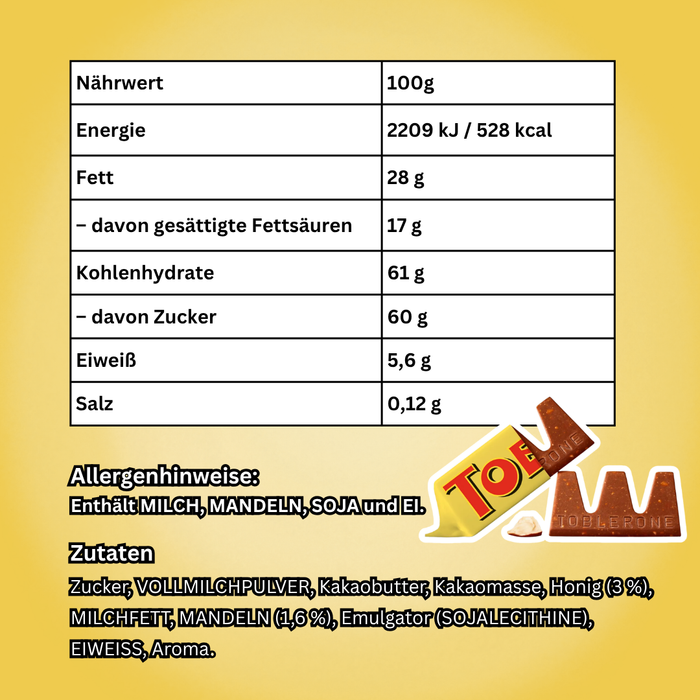 Tiny Toblerone Schokoladen-Mix 248 g – Mini Schweizer Schokolade in Vollmilch, Weiß & Zartbitter