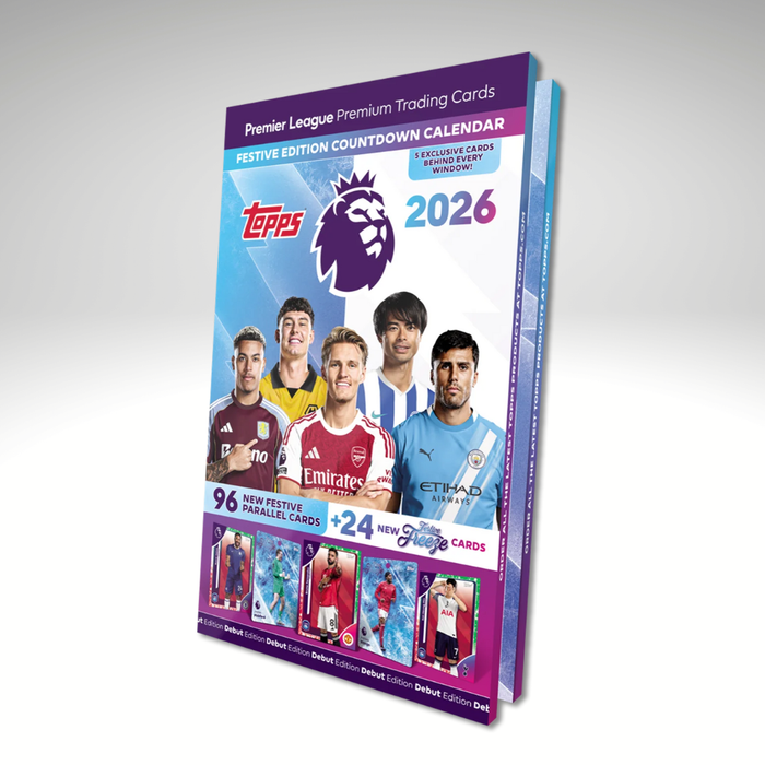 Fußball Adventskalender Premier League 25/26 - Der offizielle Topps-Sammelkalender – 24 Türchen voller Raritäten zur neuen Saison!