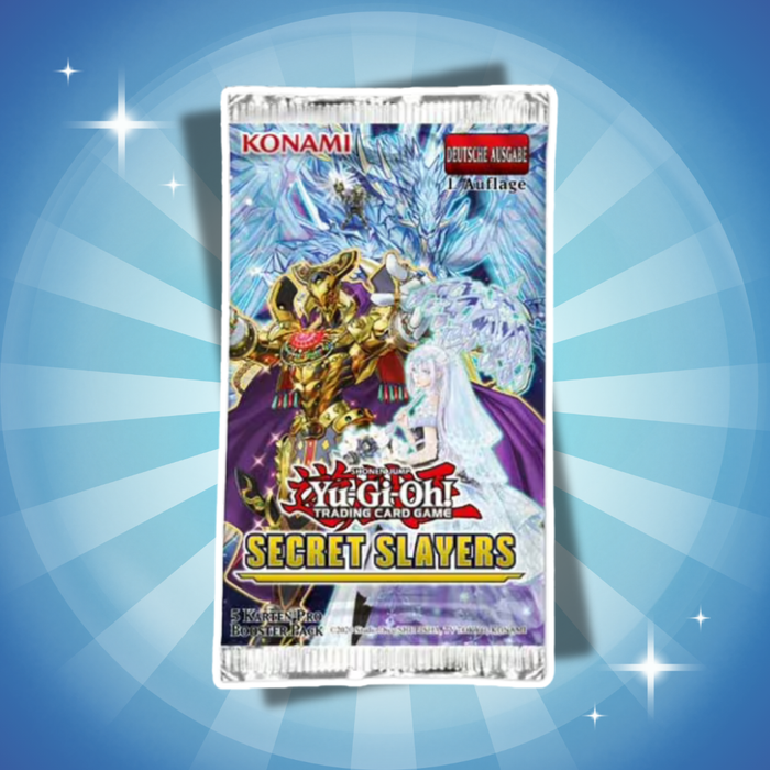 Yu-Gi-Oh! Secret Slayers Display Deutsch 1. Auflage – 24 Booster à 5 Karten