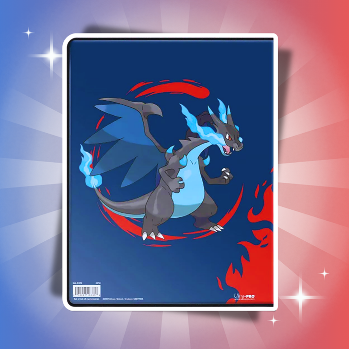 Ultra PRO Mega Charizard X & Mega Charizard Y 9-Pocket PRO-Binder® – Sammelalbum für Pokémon TCG