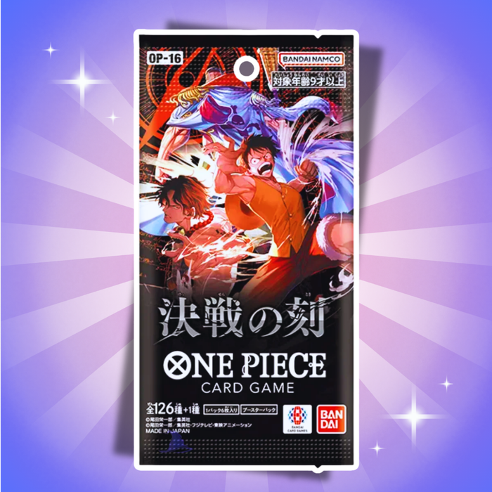 1x One Piece Card Game OP-16 The Time of the Battle Booster Pack Japanisch