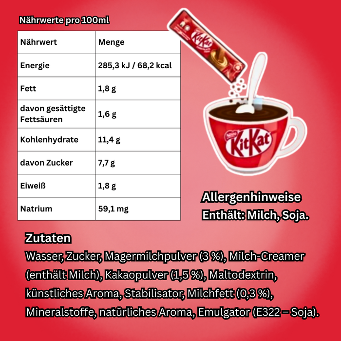 KitKat Chocolate Drink 220 ml – Getränk mit Schokoladengeschmack
