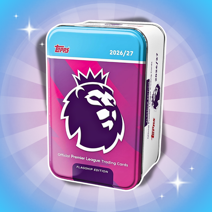 Topps Flagship Premier League Trading Cards 2026/2027 Super Tin 2 – Zufälliges Design, 50 Karten