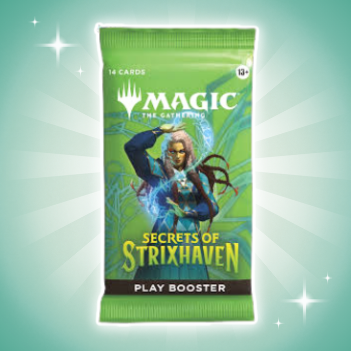 Magic: The Gathering Secrets of Strixhaven Play Booster Display Englisch – 30 Boosterpacks, je 14 Karten, MTG Sammelkartenspiel Box
