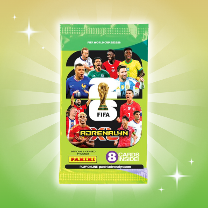 FIFA World Cup 2026 Adrenalyn XL Multipack | 5 Booster + 2 Limited Edition Karten | Panini