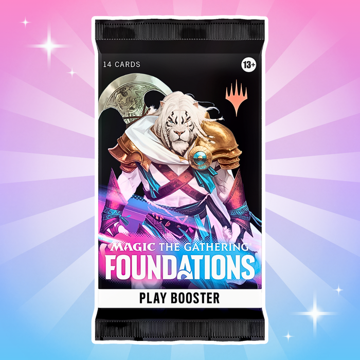 Magic: The Gathering Foundations Play Booster Display Englisch – 36 Boosterpacks, je 14 Karten + Token/Art Karte, MTG Sammelkartenspiel Box