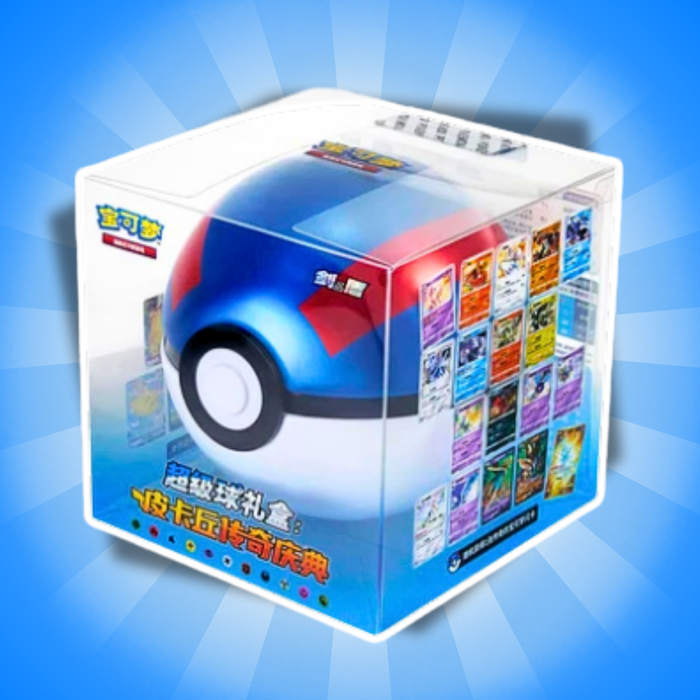 Pokémon Celebration Pokéball / Superball Geschenkbox Chinesisch – Zufällige Farbe Rot oder Blau