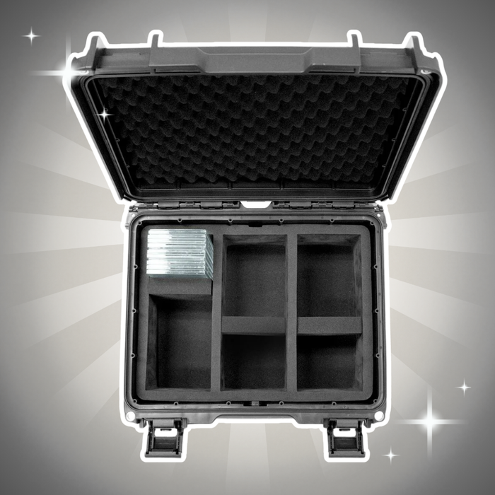 Ultra Pro Graded Card Case Schwarz – Koffer für bis zu 100 Graded Karten, Wasserdicht & Stoßfest