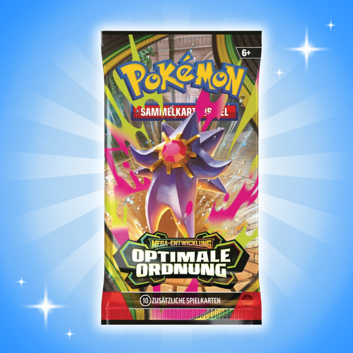 1x Pokémon Optimale Ordnung Booster | Deutsch | 10 Karten