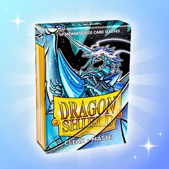 Dragon Shield Kartenhüllen – Transparent, Matt, Japanische Größe, 60 Stück pro Packung