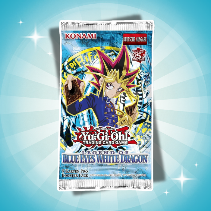 Yu-Gi-Oh! Legend of Blue-Eyes White Dragon 25th Anniversary Edition Booster Display – Deutsch
