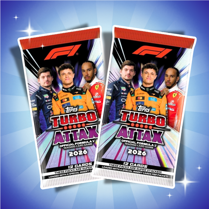 2× Topps Formula 1 Turbo Attax 2026 Booster Deutsch – 24 Trading Cards