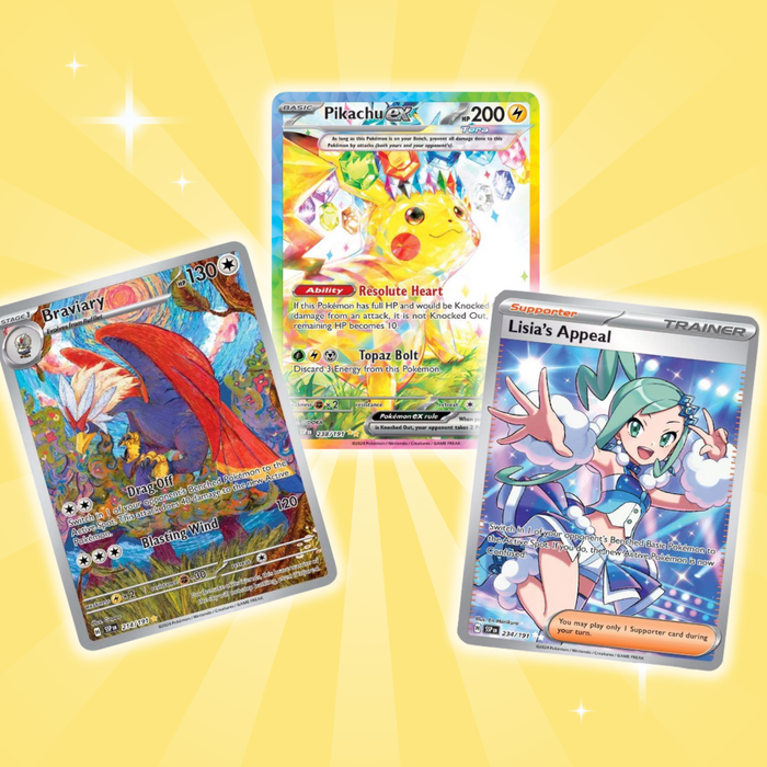 Pokémon Scarlet & Violet – Surging Sparks Booster Pack (EN) | 1x Englisches Booster | 10 Sammelkarten