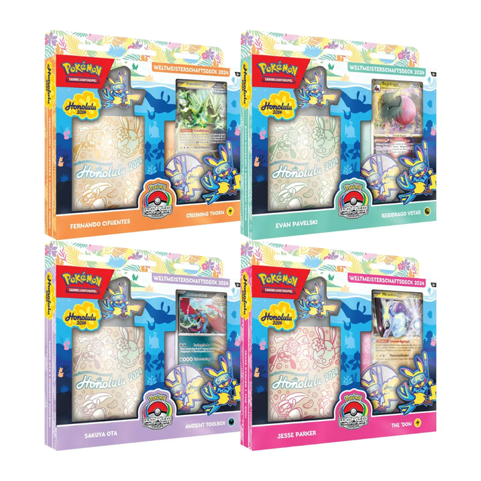 Pokémon Sammelkartenspiel – Weltmeisterschaftsdeck 2024 | Offizielles Championship Deck | Limitierte Edition | Sammelkarten-Spiel