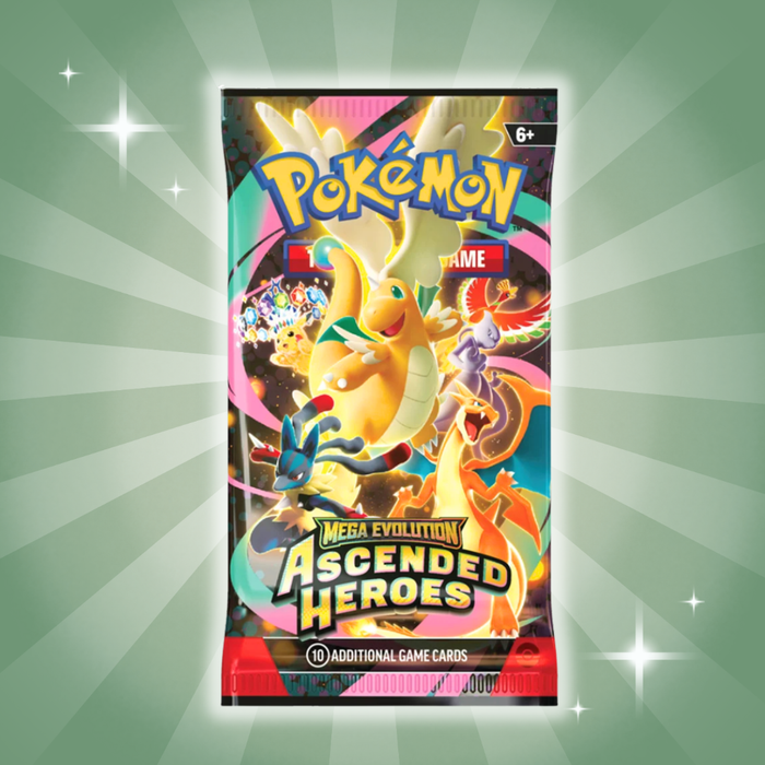 Pokémon ME02.5 – Ascended Heroes Collection (Green) | 2 Booster Packs | English | Mega Evolution