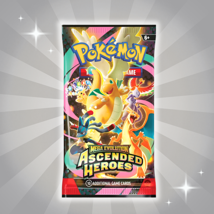 Pokémon ME02.5 – Ascended Heroes Collection (Grey) | 2 Booster Packs | English | Mega Evolution