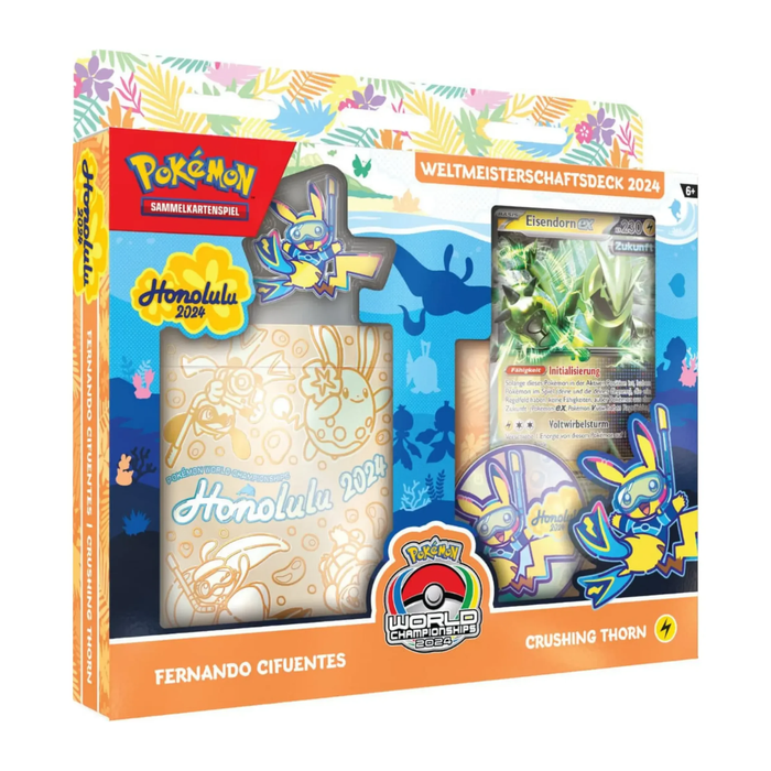 Pokémon Sammelkartenspiel – Weltmeisterschaftsdeck 2024 | Offizielles Championship Deck | Limitierte Edition | Sammelkarten-Spiel