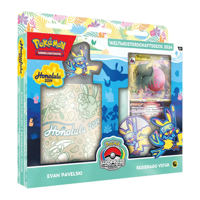 Pokémon Sammelkartenspiel – Weltmeisterschaftsdeck 2024 | Offizielles Championship Deck | Limitierte Edition | Sammelkarten-Spiel