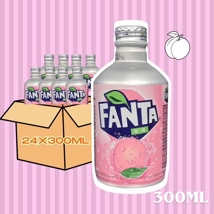 24 x 300 ml Dose Fanta White Peach Japan – Japanische Weiße Pfirsich-Limonade