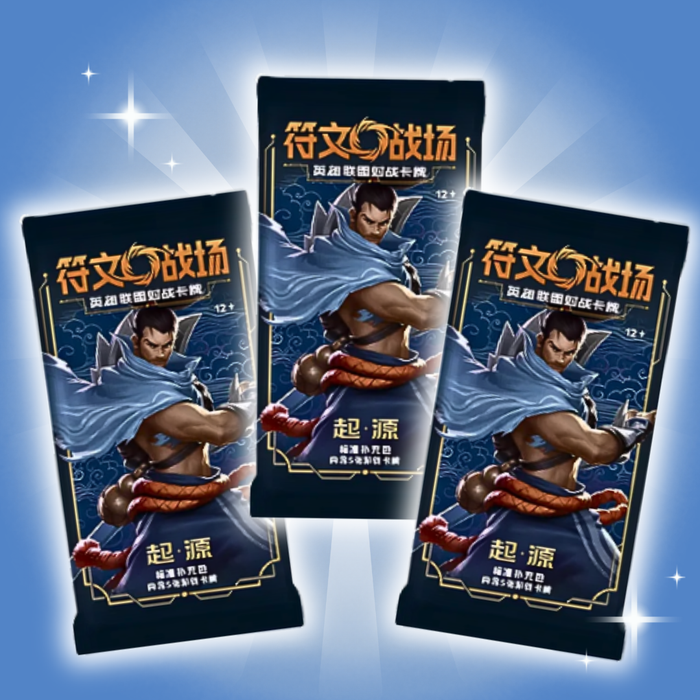 Riftbound Origins Slim Booster Box – Chinesische Version | 24 Boosterpacks | 5 Karten pro Pack