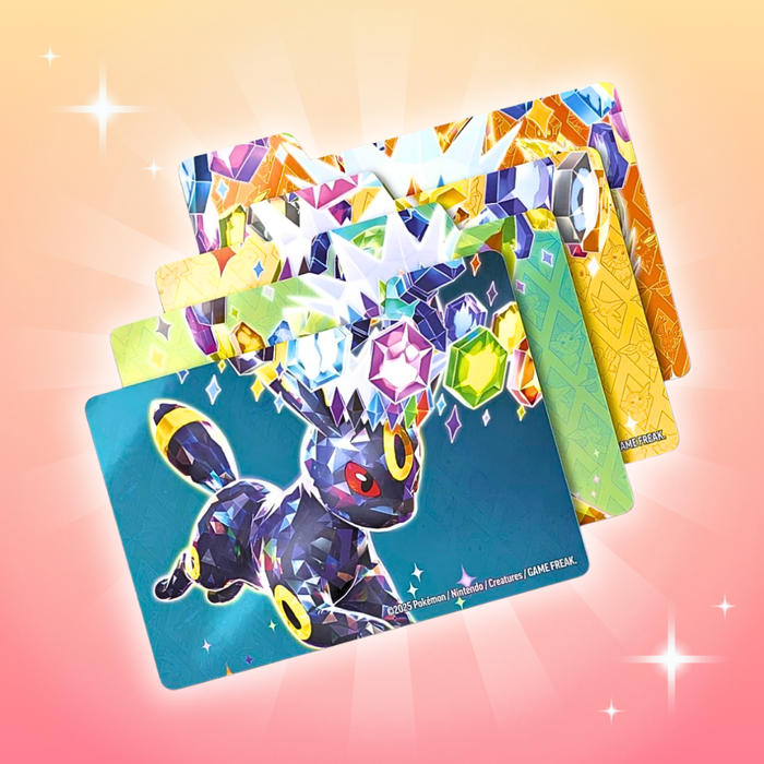 Pokémon Scarlet & Violet – Prismatic Evolutions Surprise Box Englisch, 4 Boosterpacks + Zufällige Evoli ex Promo Karte