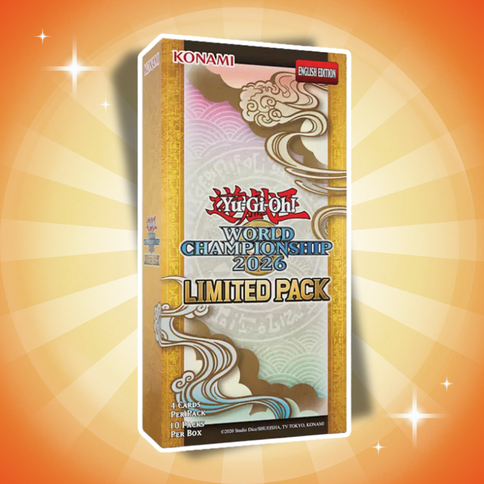 Yu-Gi-Oh! TCG Limited Pack World Championship 2026 Booster Display – 20 Karten