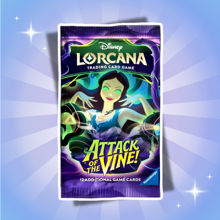 Disney Lorcana Attack of the Vine Booster Box Display Englisch – 24 Booster Packs mit je 12 Karten
