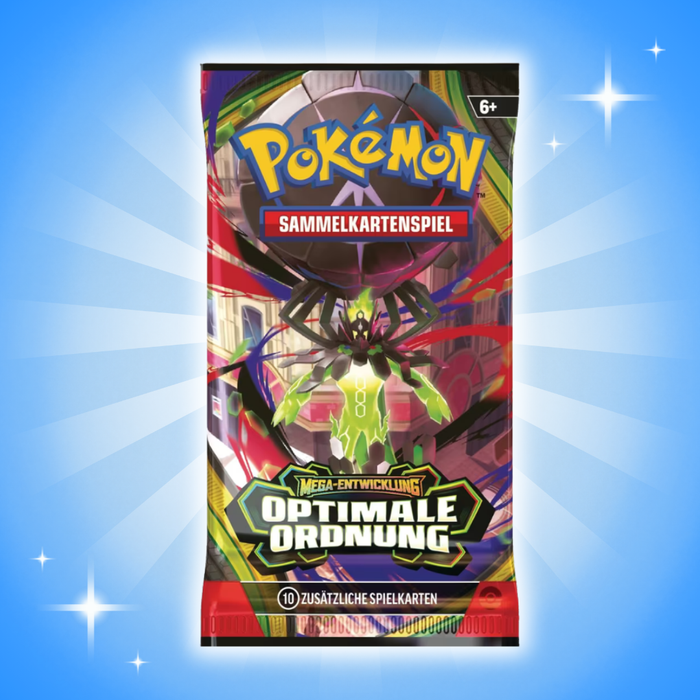 1x Pokémon Optimale Ordnung Booster | Deutsch | 10 Karten