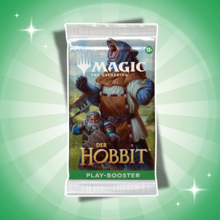 3x Magic: The Gathering Der Hobbit Play Booster Deutsch – 3 Boosterpacks mit je 14 Karten