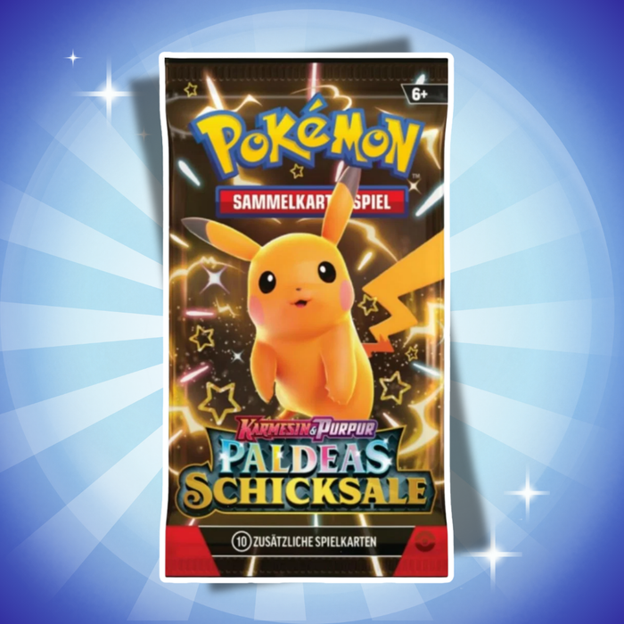 Pokémon Paldeas Schicksale Booster Bundle Display Deutsch – 10 Bundles, 60 Booster