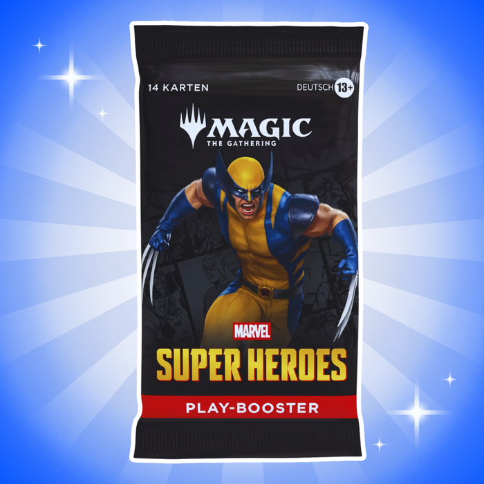 Magic: The Gathering Marvel Super Heroes Bundle Deutsch – Fat Pack mit 9 Play-Boostern