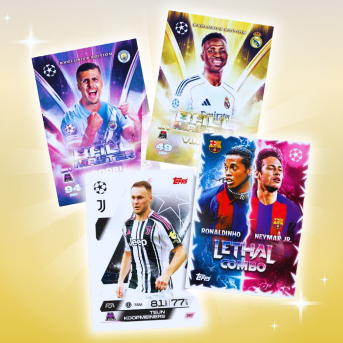 5x UEFA Champions League "MA" Extra Booster 2025/2026 | Topps Sammelkarten