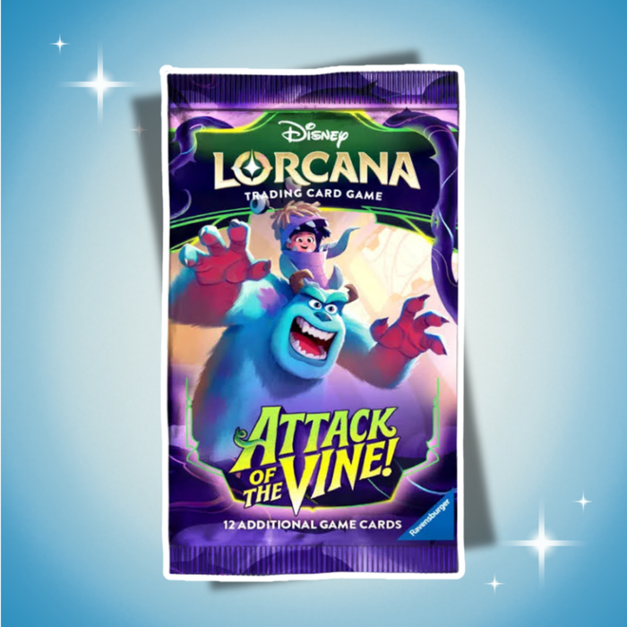 Disney Lorcana Attack of the Vine Illumineer's Trove Englisch – 8 Booster, Zubehör & Aufbewahrungsbox
