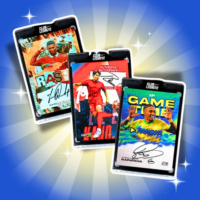 Club Legacyz Icons World Heroes 4th Edition Mini Box – 1 nummerierte Karte im Slab