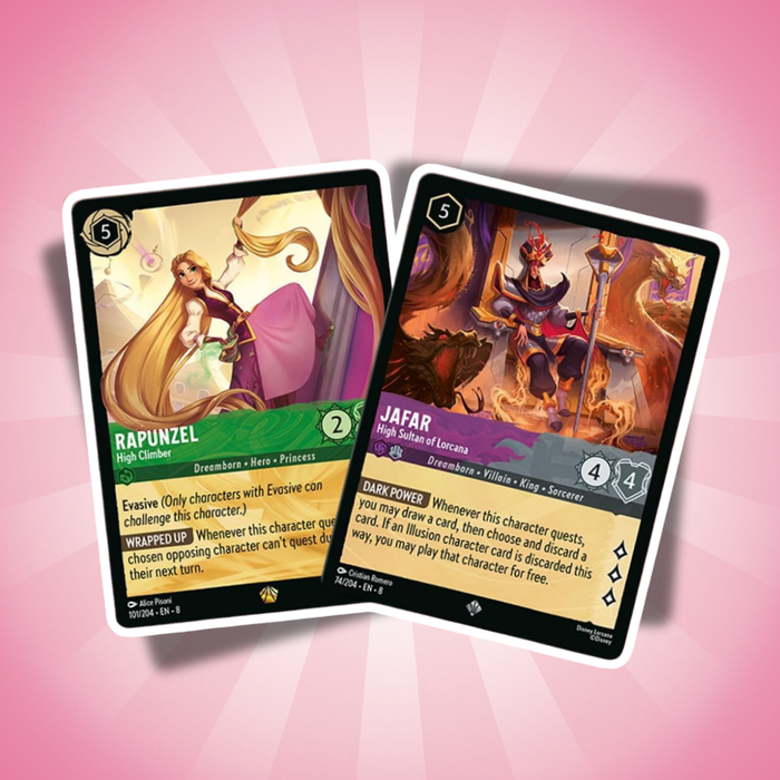 Disney Lorcana TCG Reign of Jafar Illumineer’s Trove Englisch – 8 Boosterpacks & Sammelbox