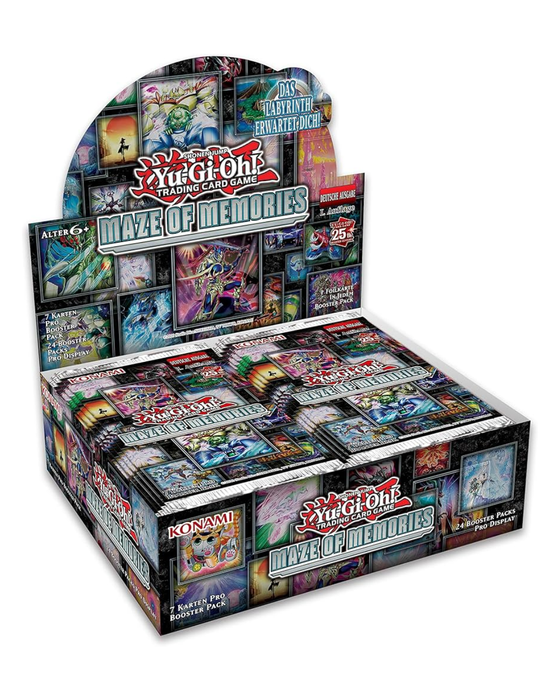 Yu-Gi-Oh! Maze of Memories Display Deutsch – Booster Display mit 24 Packs