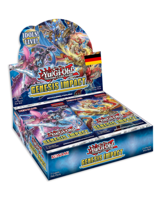 Yu-Gi-Oh! Genesis Impact Display Englisch – Booster Display mit 24 Packs