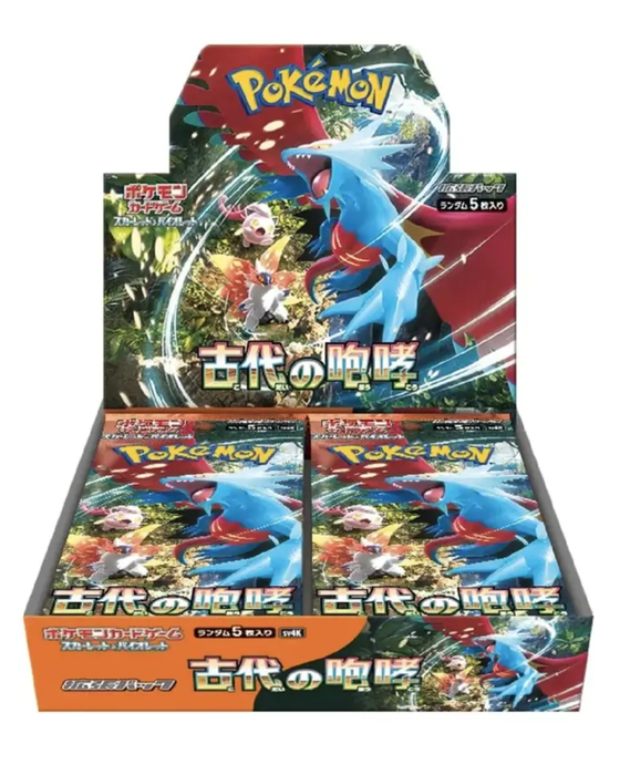 Pokémon Ancient Roar SV4K Booster Box Display Japanisch – 30 Booster Packs